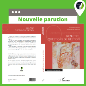 Nouvel ouvrage collectif : « BIEN-ÊTRE, QUESTIONS DE GESTION »