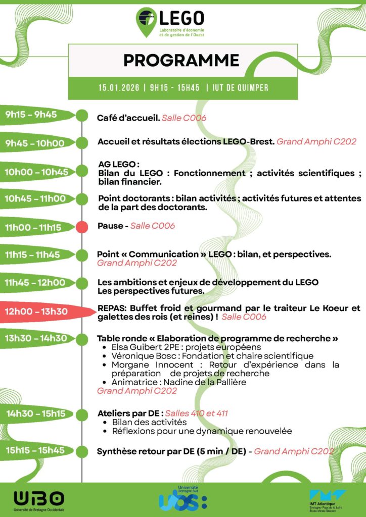 Assemblée Générale du Laboratoire @ IUT de Quimper