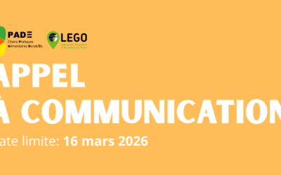 Appel à communication – 4ème journée de recherche interdisciplinaire « Pratiques alimentaires, santé et territoire »